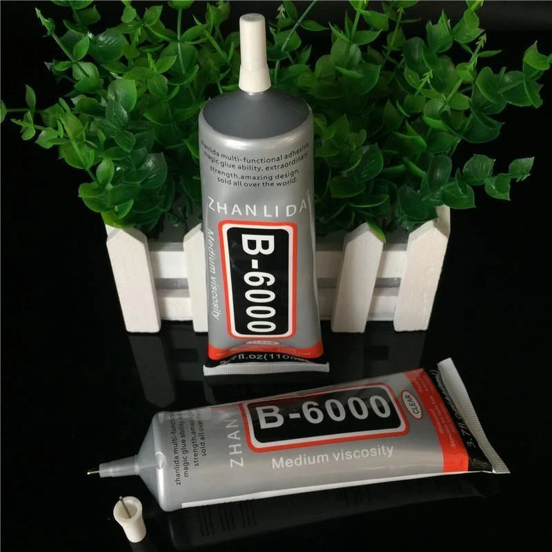1 Pcs B-6000 Kleber 110ml Mehrzweck B6000 Klebstoff Strass Kristall Schmuck Handwerk Diy Touchscreen Handy Reparatur Glas