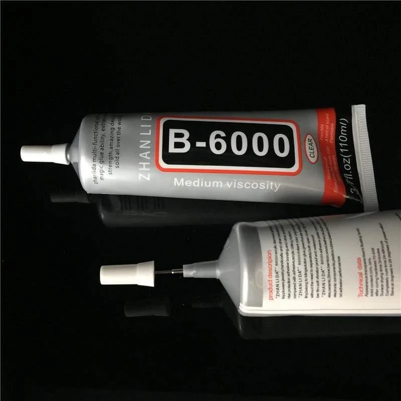 1 Pcs B-6000 Kleber 110ml Mehrzweck B6000 Klebstoff Strass Kristall Schmuck Handwerk Diy Touchscreen Handy Reparatur Glas