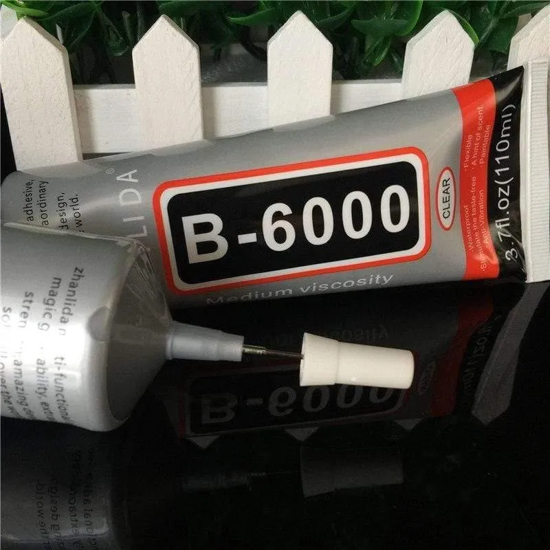 1 Pcs B-6000 Kleber 110ml Mehrzweck B6000 Klebstoff Strass Kristall Schmuck Handwerk Diy Touchscreen Handy Reparatur Glas