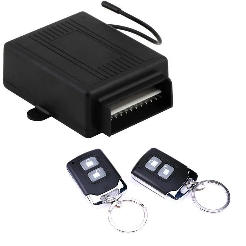 Universal Car Alarm Systems Kfz-Fernbedienung Zentralverriegelung Kit Auto Türschloss Verriegelung 2 Fernbedienung Keyless Entry System
