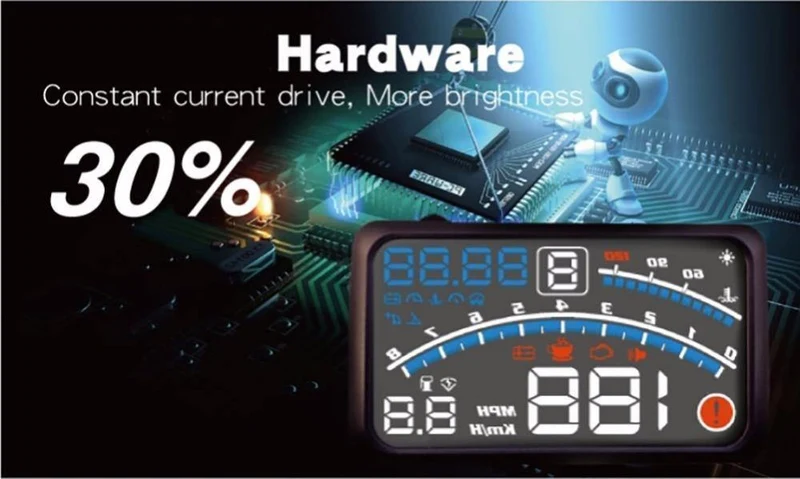 4E 5.5 "Auto HUD Head Up Display Auto OBD2 II EUOBD Überdrehzahlwarnsystem Projektor Windschutzscheibe Auto Elektronischer Spannungsalarm