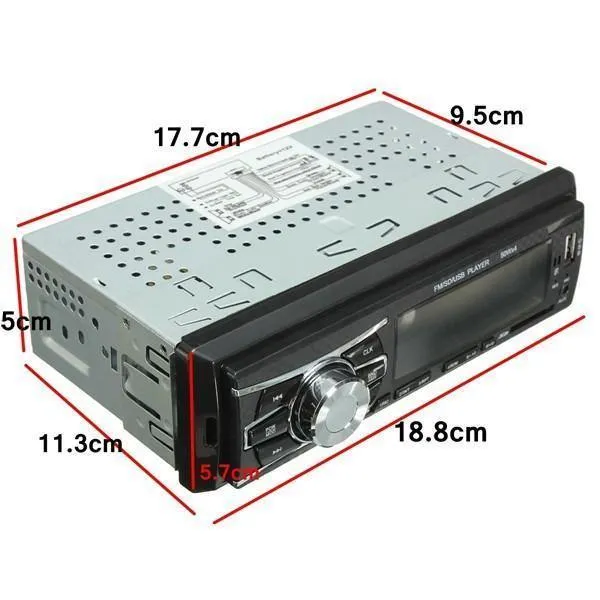 Auto Elektronik 12V Autoradio Audio Player 1 DIN Autoradio Kits Stereo FM Tuner AUX USB MP3 Player SD