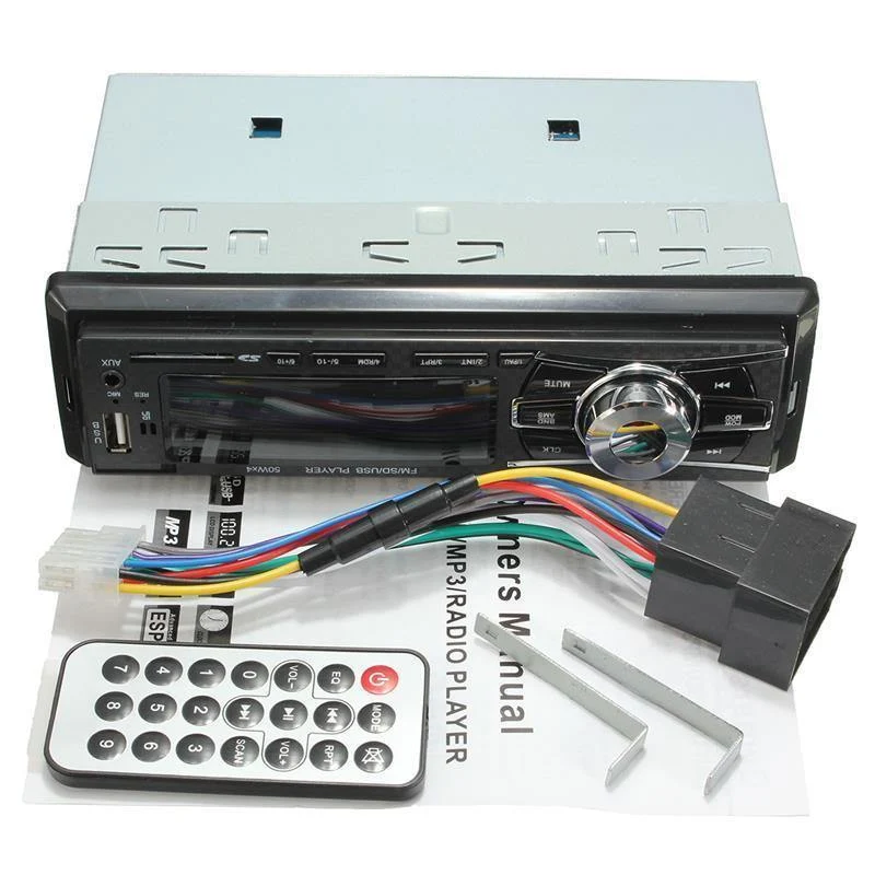 Auto Elektronik 12V Autoradio Audio Player 1 DIN Autoradio Kits Stereo FM Tuner AUX USB MP3 Player SD