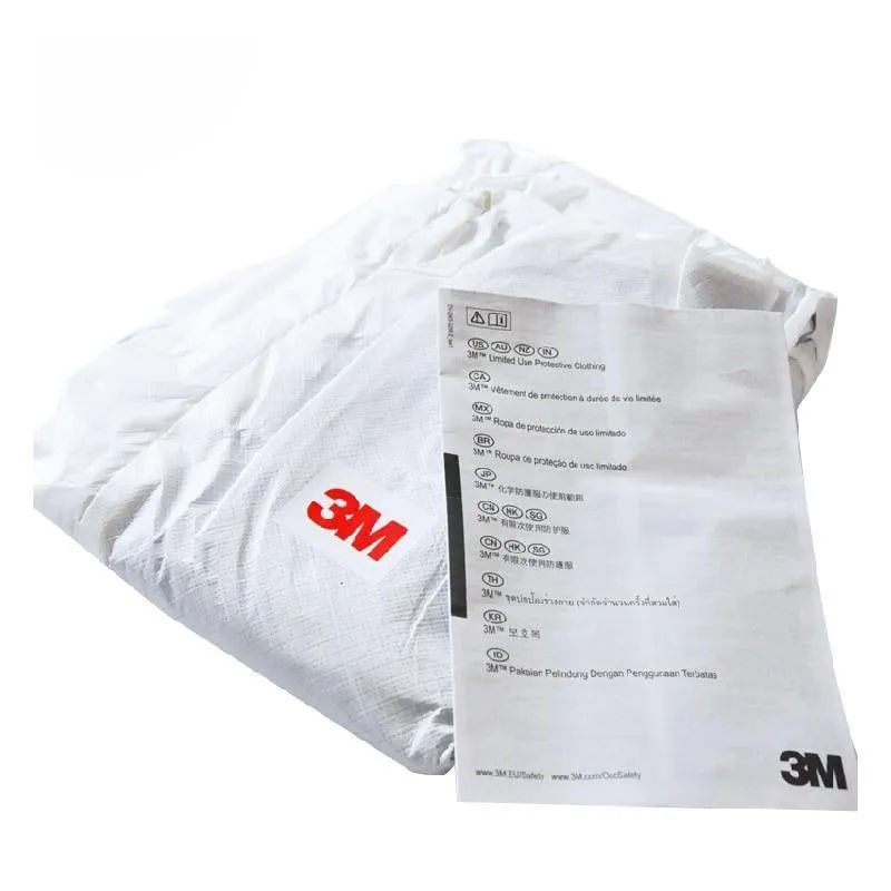 3M 4515 Sicherheitskleidung Einweg-Schutzanzüge Weiß Mit Kapuze Feinstaub Flüssigkeit für Pestizide / Spray LT056