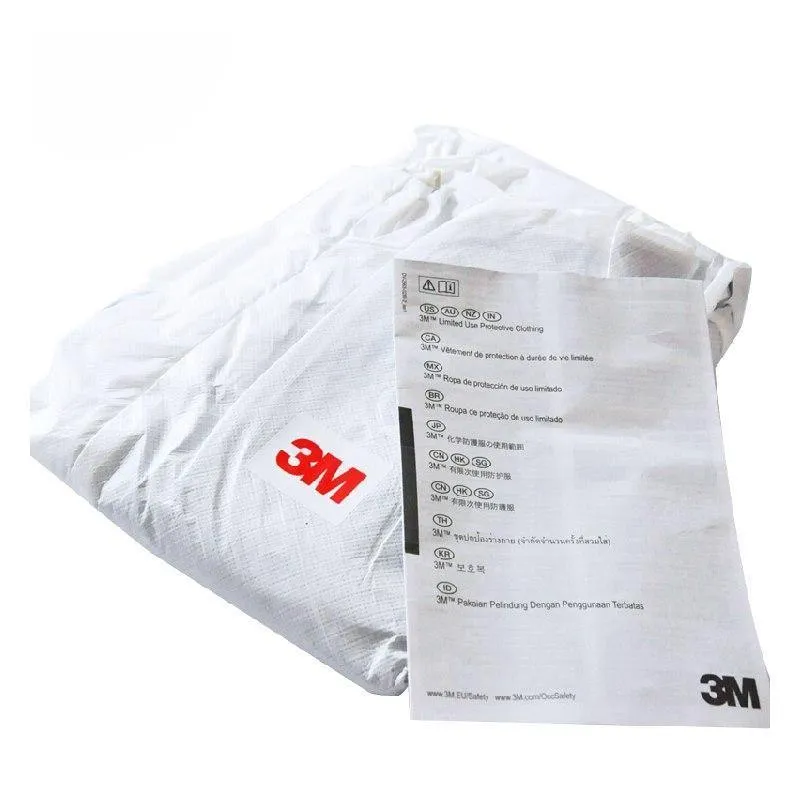 3M 4515 Sicherheitskleidung Einweg-Schutzanzüge Weiß Mit Kapuze Feinstaub Flüssigkeit für Pestizide / Spray LT056