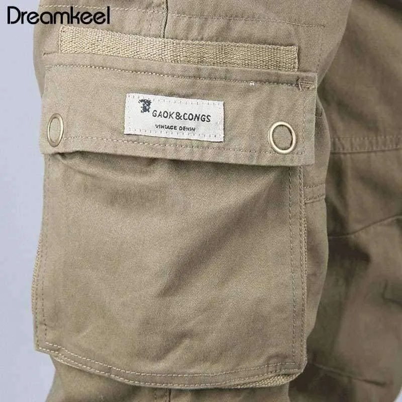 Tactical Military Fatigues Cargohose Herren Herren Baumwolle Lose Military Hose Hose Plus Size 40 Hellgrün