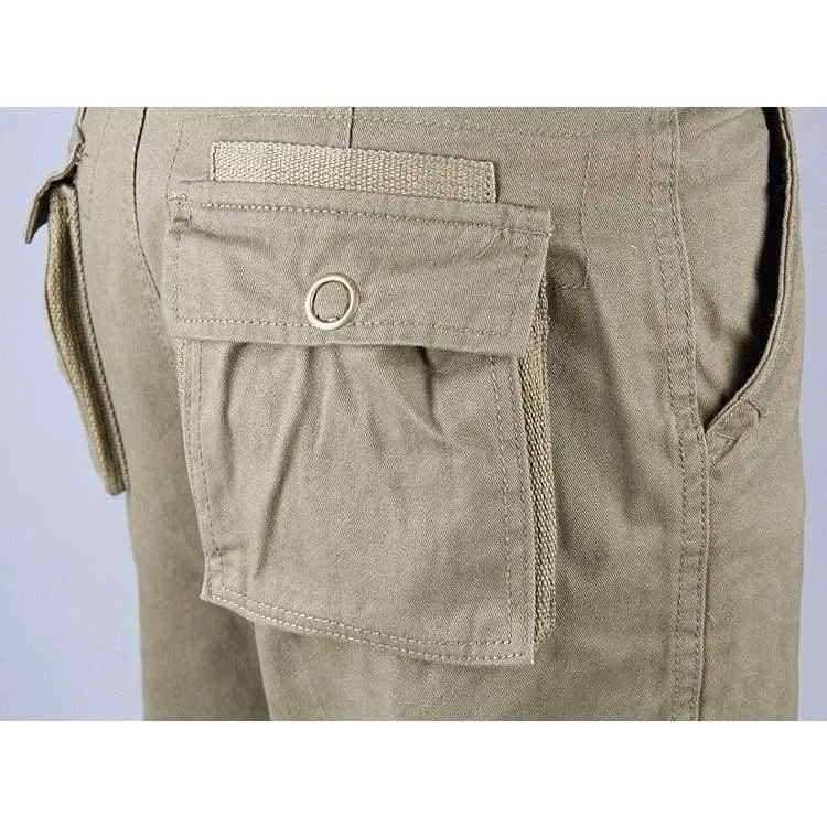 Tactical Military Fatigues Cargohose Herren Herren Baumwolle Lose Military Hose Hose Plus Size 40 Hellgrün