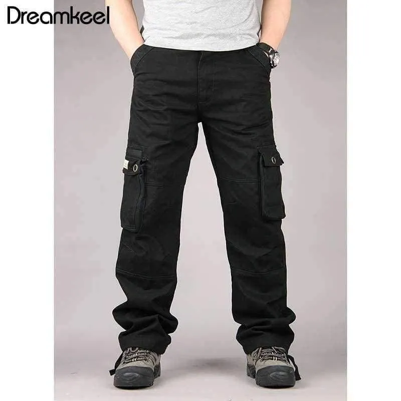 Tactical Military Fatigues Cargohose Herren Herren Baumwolle Lose Military Hose Hose Plus Size 40 Hellgrün