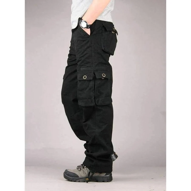 Tactical Military Fatigues Cargohose Herren Herren Baumwolle Lose Military Hose Hose Plus Size 40 Hellgrün