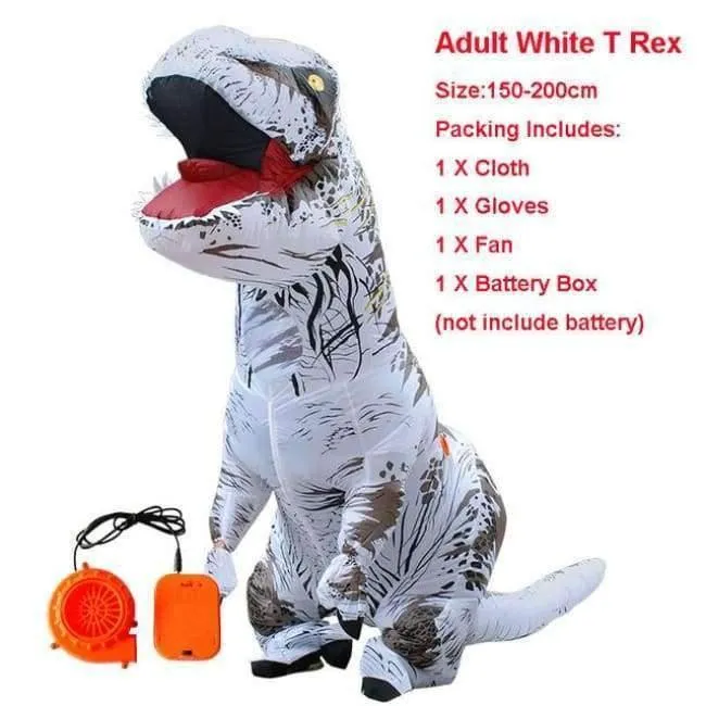 Halloween kostüm für frauen aufblasbare dinosaurier kostüme für erwachsene männer T-rex fancy dress kinder erwachsene Fan betrieben