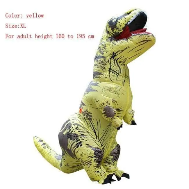 Erwachsene T-REX Aufblasbare Kostüm Weihnachten Cosplay Dinosaurier Tier Overall Halloween Kostüm für Frauen Männer