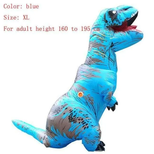 Erwachsene T-REX Aufblasbare Kostüm Weihnachten Cosplay Dinosaurier Tier Overall Halloween Kostüm für Frauen Männer