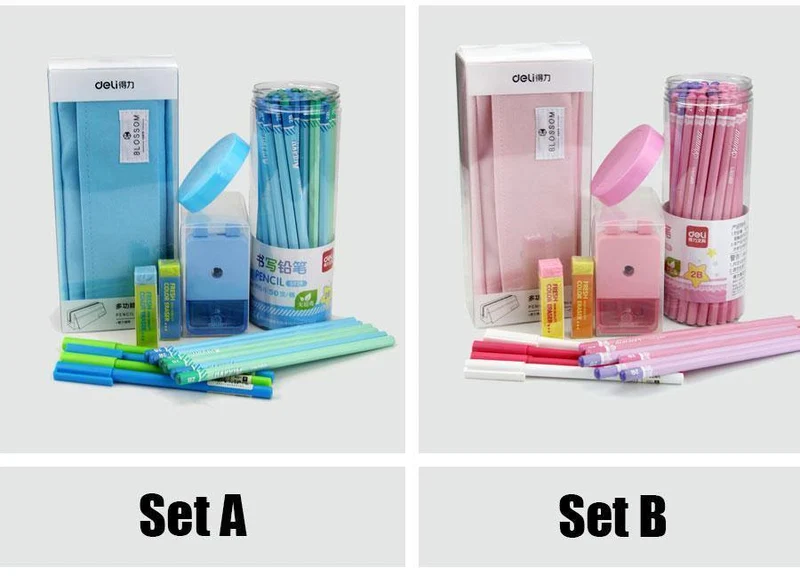 Briefpapier Geschenkset 2B Bleistifte zum Schreiben von Schulmaterial