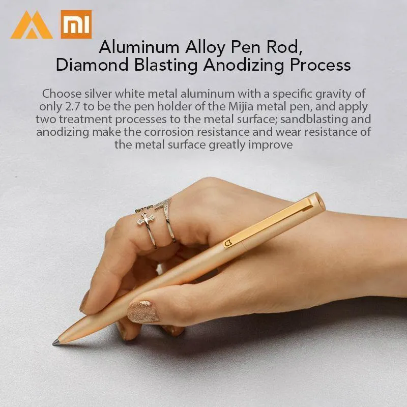 Metallstift PREMEC Smooth Switzerland Refill Alloy Griffe MiKuni Japan Black Ink 0.5mm Pens
