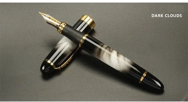Füllfederhalter Vollmetall Golden Clip Luxus-Stifte Jinhao 450 Caneta Stationery Office