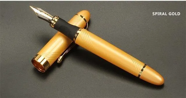 Füllfederhalter Vollmetall Golden Clip Luxus-Stifte Jinhao 450 Caneta Stationery Office