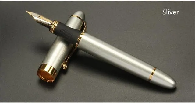 Füllfederhalter Vollmetall Golden Clip Luxus-Stifte Jinhao 450 Caneta Stationery Office