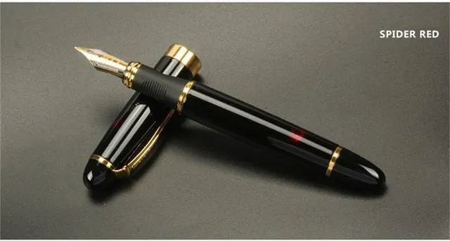 Füllfederhalter Vollmetall Golden Clip Luxus-Stifte Jinhao 450 Caneta Stationery Office
