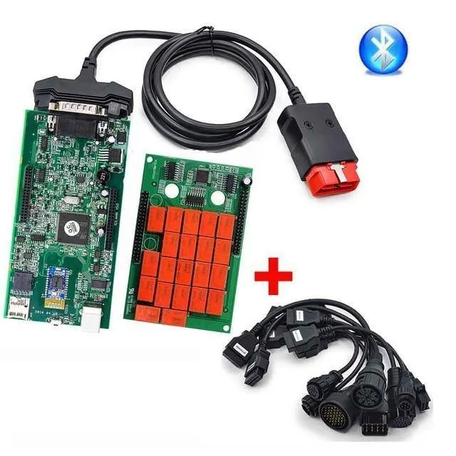 LKW-Kabel, kompletter Satz, 8 Stück, für CDP TCS Pro Plus / Multidiag Pro / MVD, OBDII-Diagnosetool, OBD 2-Scanner, LKW-Kabel