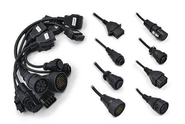 LKW-Kabel, kompletter Satz, 8 Stück, für CDP TCS Pro Plus / Multidiag Pro / MVD, OBDII-Diagnosetool, OBD 2-Scanner, LKW-Kabel
