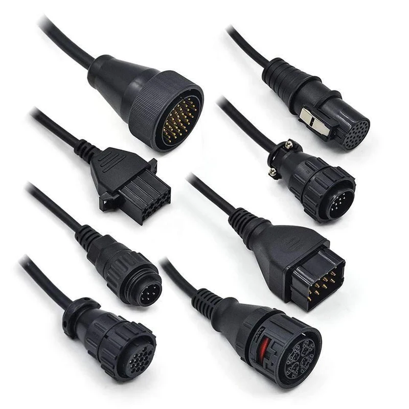 LKW-Kabel, kompletter Satz, 8 Stück, für CDP TCS Pro Plus / Multidiag Pro / MVD, OBDII-Diagnosetool, OBD 2-Scanner, LKW-Kabel