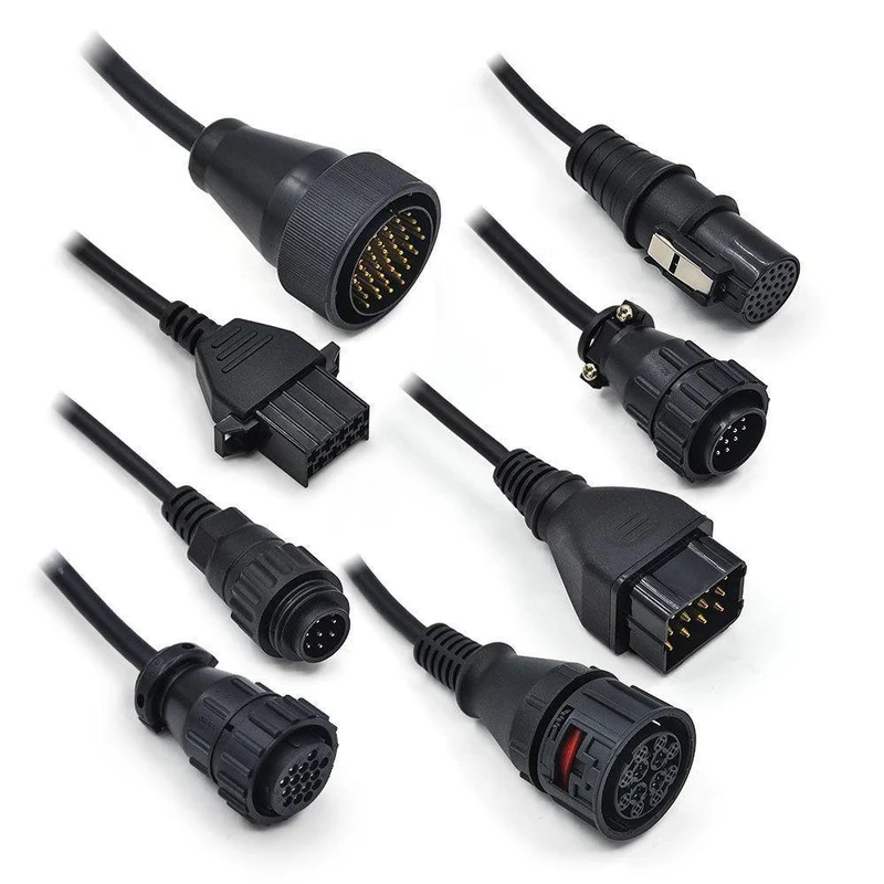 LKW-Kabel, kompletter Satz, 8 Stück, für CDP TCS Pro Plus / Multidiag Pro / MVD, OBDII-Diagnosetool, OBD 2-Scanner, LKW-Kabel