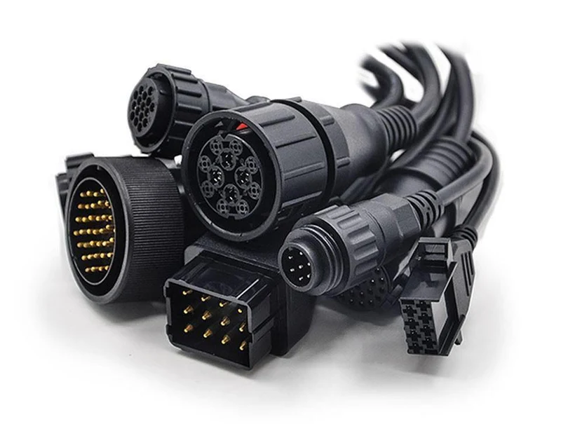 LKW-Kabel, kompletter Satz, 8 Stück, für CDP TCS Pro Plus / Multidiag Pro / MVD, OBDII-Diagnosetool, OBD 2-Scanner, LKW-Kabel