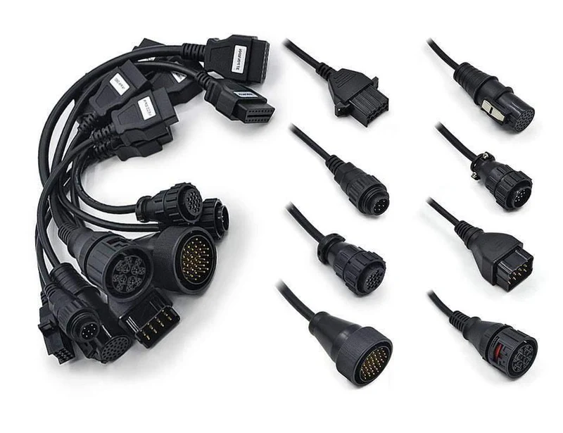 LKW-Kabel, kompletter Satz, 8 Stück, für CDP TCS Pro Plus / Multidiag Pro / MVD, OBDII-Diagnosetool, OBD 2-Scanner, LKW-Kabel