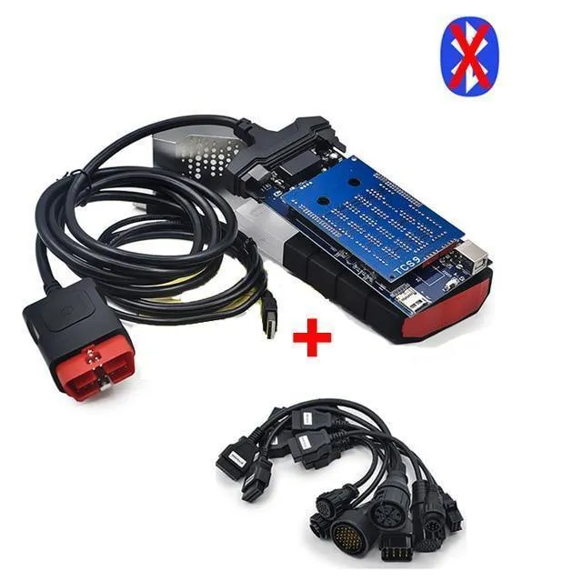 LKW-Kabel, kompletter Satz, 8 Stück, für CDP TCS Pro Plus / Multidiag Pro / MVD, OBDII-Diagnosetool, OBD 2-Scanner, LKW-Kabel