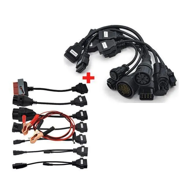 LKW-Kabel, kompletter Satz, 8 Stück, für CDP TCS Pro Plus / Multidiag Pro / MVD, OBDII-Diagnosetool, OBD 2-Scanner, LKW-Kabel