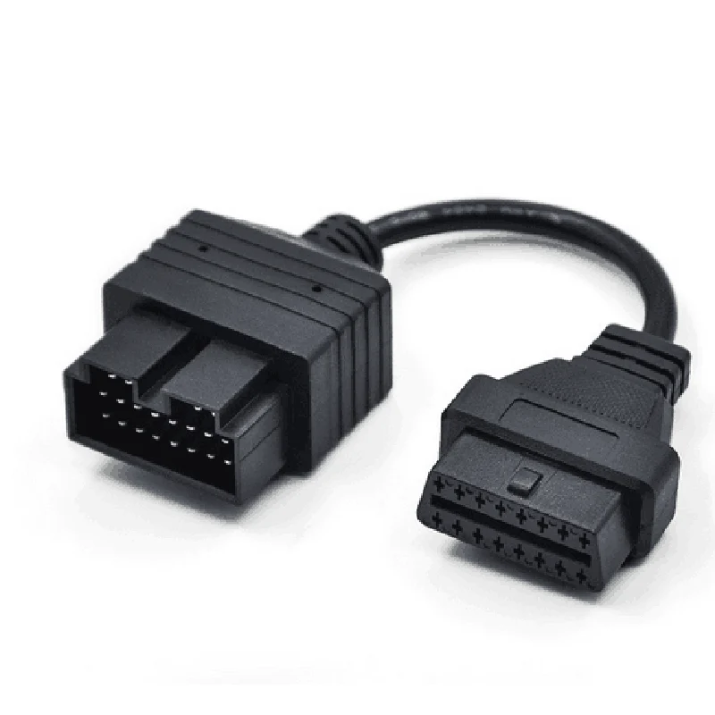 KIA 20 Pin auf 16 Pin OBD2 OBD Diagnosewerkzeug Scanner Codeleser Adapter Auto Verbindungskabel KIA 20 Pin