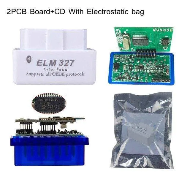 V1.5 PIC18F25K80 ELM327 Bluetooth V1.5 OBD2 Autodiagnosetool ELM 327 V1.5 Funktioniert auf Android/Symbian