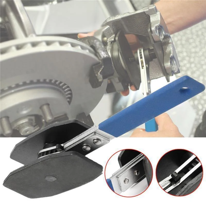 270mm Auto Ratsche Bremskolben Bremssattel Spreizer Werkzeug Edelstahl Bremssattel Drücken Sie einzelne Doppelviererkolben Install Tool