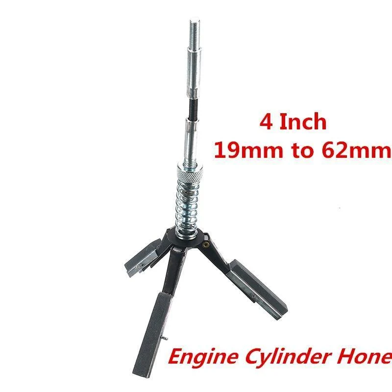 Honstein für Motorzylinderbohrungen, 19 bis 62 mm, Honstahl, 3 verstellbare Backen, Honstein für Automotorzylinderbremsen, Honwerkzeug mit flexibler Welle