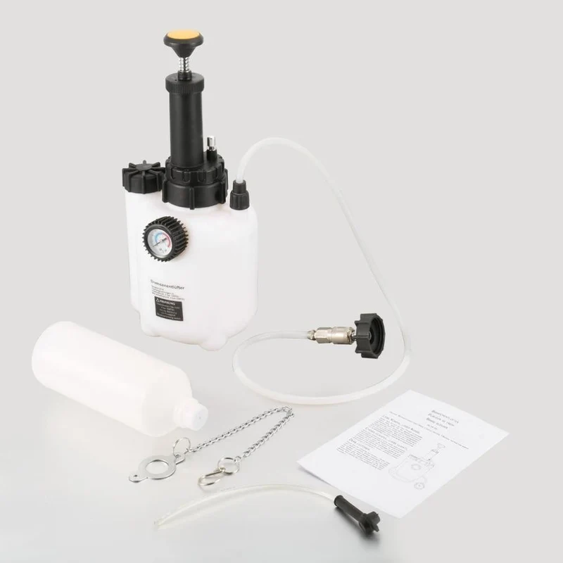 90 bis 120 PSI Eintopf-Druckluftbremsentlüftungs-Flüssigkeitswechsel-Kit Auto Auto Druckluftbetriebene Druckluftbrems-Vakuum-Werkzeug Fahrzeugausrüstung