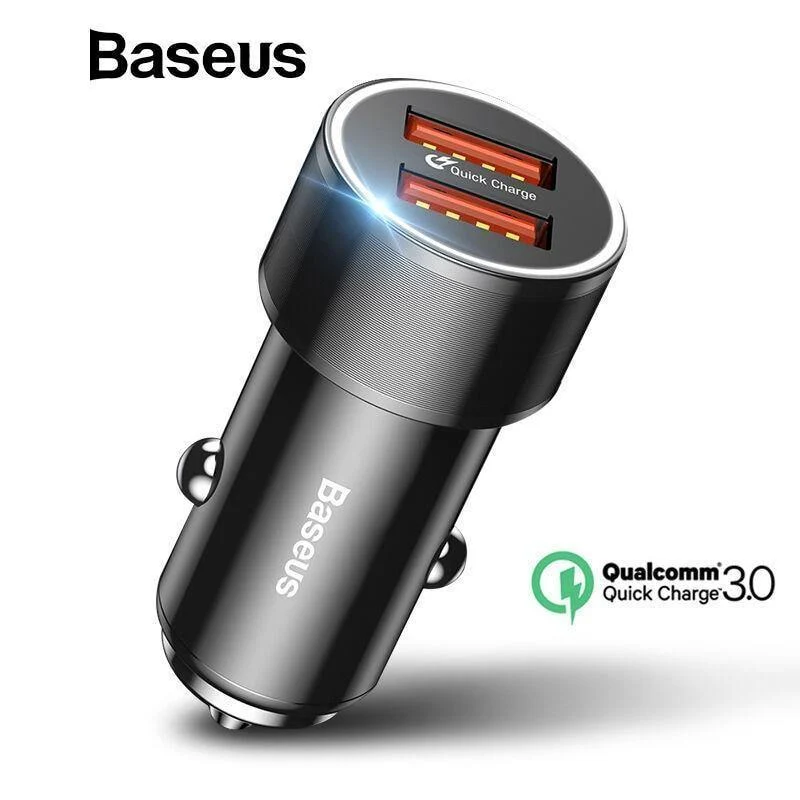 36W Dual USB Schnellladegerät QC 3.0 Autoladegerät für iPhone USB Typ-C PD Schnellladegerät Handy Schnellladegerät Autoladegerät