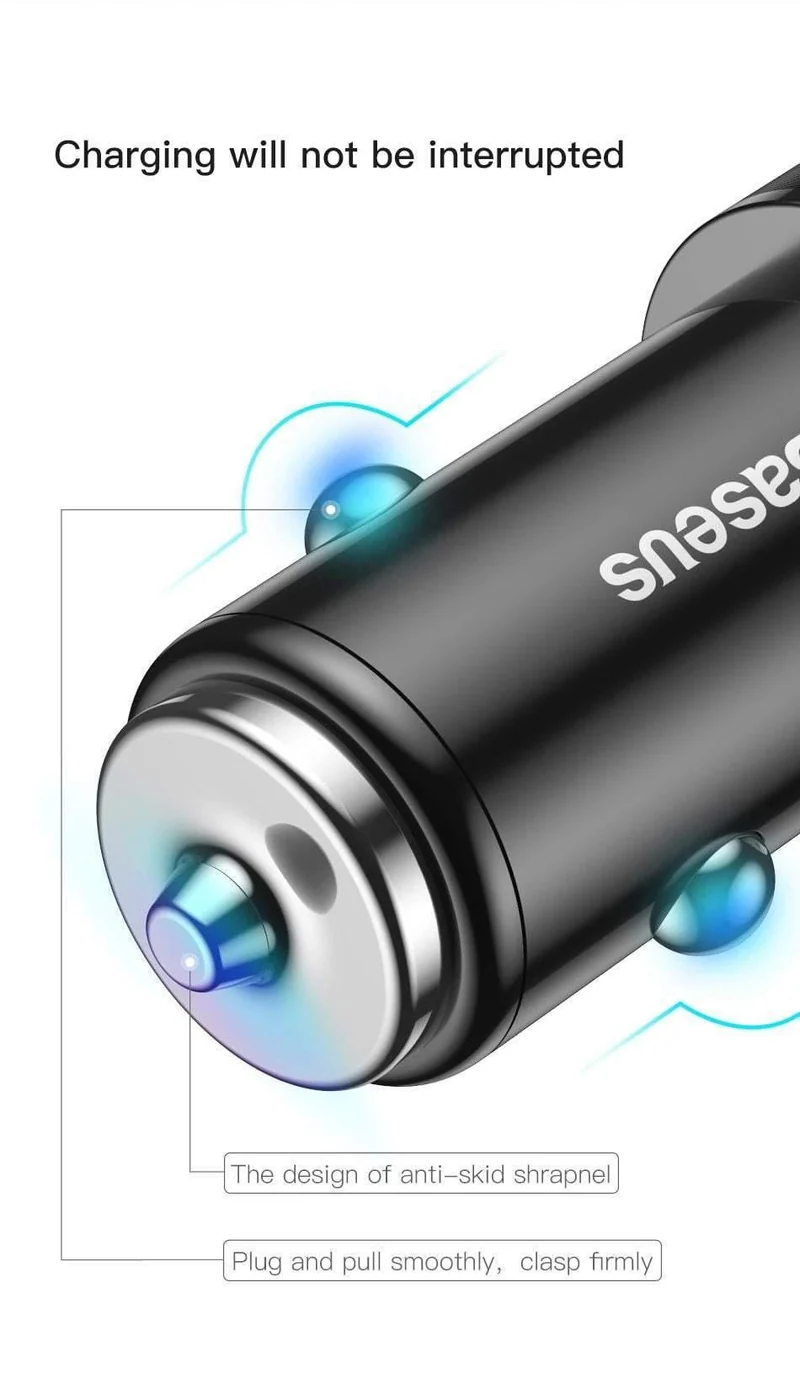 36W Dual USB Schnellladegerät QC 3.0 Autoladegerät für iPhone USB Typ-C PD Schnellladegerät Handy Schnellladegerät Autoladegerät