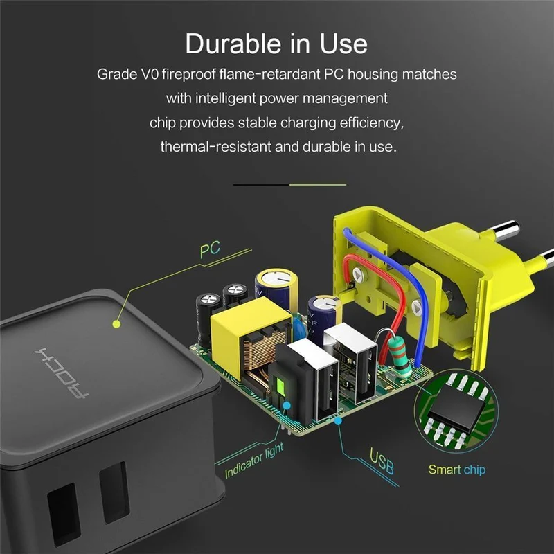 USB Wand Telefon Ladegerät 5V 2.4 A 4A Schnelle Reise Adapter Für iPhone Samsung EU Stecker Telefon Dual USB Ladegerät