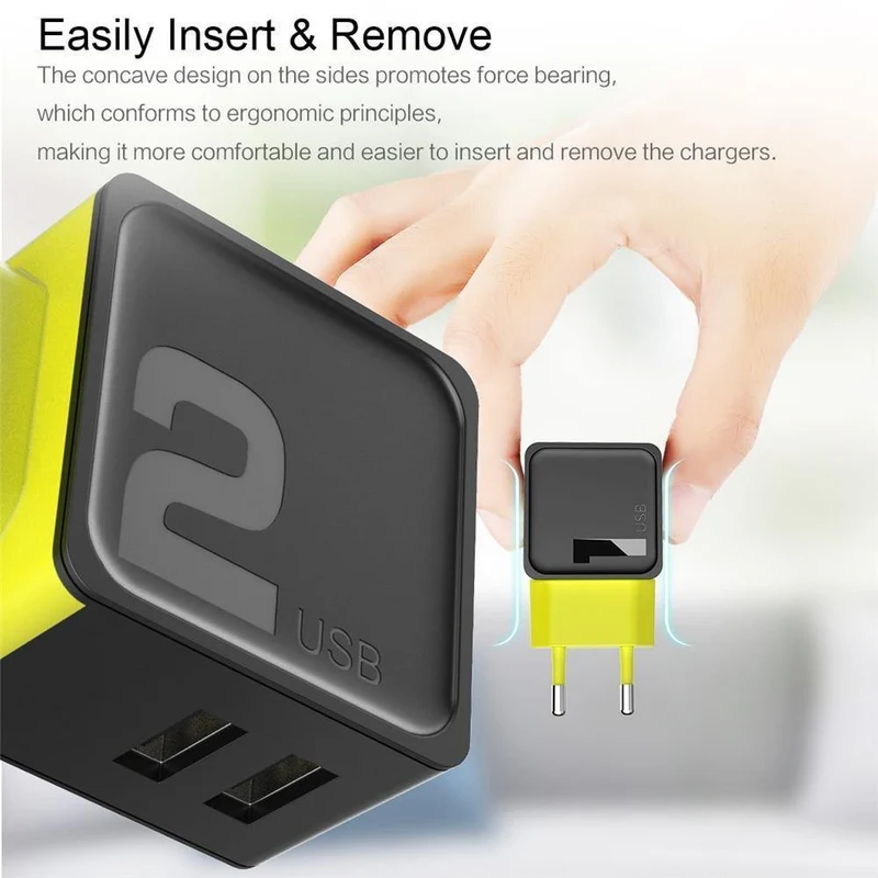 USB Wand Telefon Ladegerät 5V 2.4 A 4A Schnelle Reise Adapter Für iPhone Samsung EU Stecker Telefon Dual USB Ladegerät