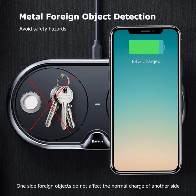 Drahtloses Ladegerät Dual Pad Silikon Schnellladung Xiaomi Samsung Iphone 10W Geschwindigkeit CN Stecker für Telefonladegeräte