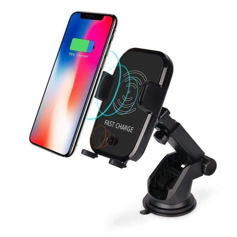 Auto-Infrarotsensor, automatisches Qi-Schnellladegerät für kabelloses Auto-Handy für iPhone X 8 Plus Samsung S9 S8 Plus S7 Note 8