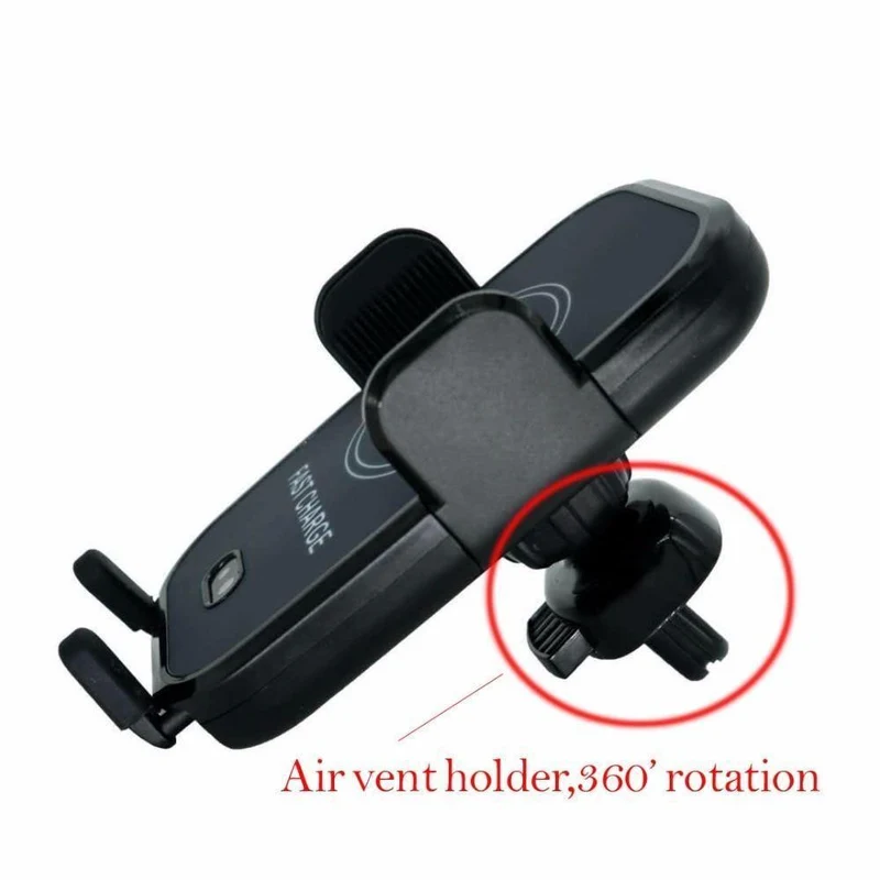 Auto-Infrarotsensor, automatisches Qi-Schnellladegerät für kabelloses Auto-Handy für iPhone X 8 Plus Samsung S9 S8 Plus S7 Note 8