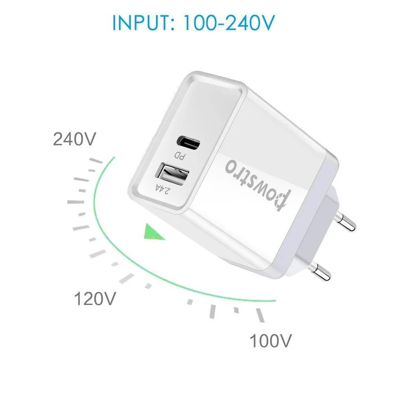 30W Typ C Ladegerät Netzteil Ladegerät für das Telefon Für MacBook / iPhone X / 8 Plus Xiaomi USB-C Tragbares PD-Ladegerät
