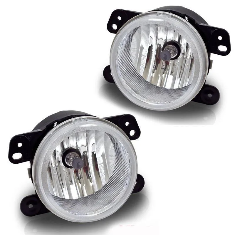 Gehäuse für Jeep Wrangler JK 2007-2011 Nebelscheinwerfer Halogen-Nebelscheinwerferbirne H10 12 V 42 W Autoscheinwerfer Montage Scheinwerfer 4 x 4 202 Dodge