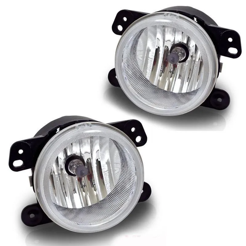 Gehäuse für Jeep Wrangler JK 2007-2011 Nebelscheinwerfer Halogen-Nebelscheinwerferbirne H10 12 V 42 W Autoscheinwerfer Montage Scheinwerfer 4 x 4 202 Dodge