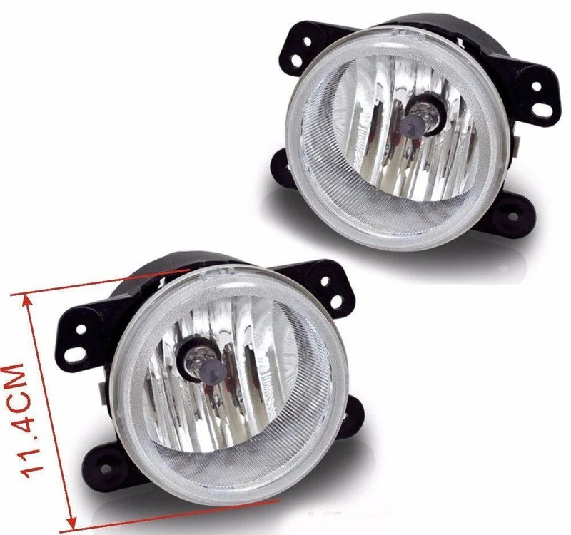Gehäuse für Jeep Wrangler JK 2007-2011 Nebelscheinwerfer Halogen-Nebelscheinwerferbirne H10 12 V 42 W Autoscheinwerfer Montage Scheinwerfer 4 x 4 202 Dodge