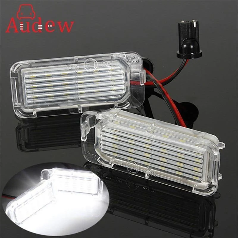 2Pcs 12V LED Kennzeichenbeleuchtung Kennzeichenbeleuchtung Lampe Für Ford / Fiesta / Focus / Kuga / C-MAX / Mondeo / Galaxy / Grand Autolicht
