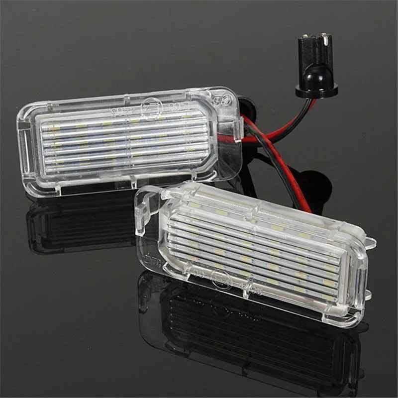 2Pcs 12V LED Kennzeichenbeleuchtung Kennzeichenbeleuchtung Lampe Für Ford / Fiesta / Focus / Kuga / C-MAX / Mondeo / Galaxy / Grand Autolicht
