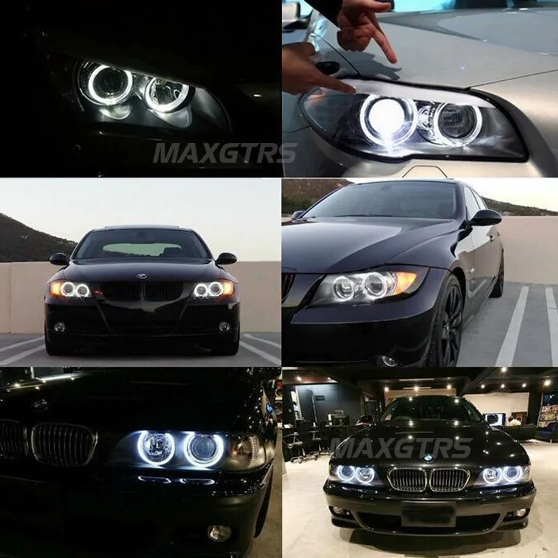 2x60 70 80 85 90 95mm COB Angel Eye LED Motorrad Auto Licht Halo Ringe Auto Scheinwerfer Nebel auto LED Beleuchtung DRL