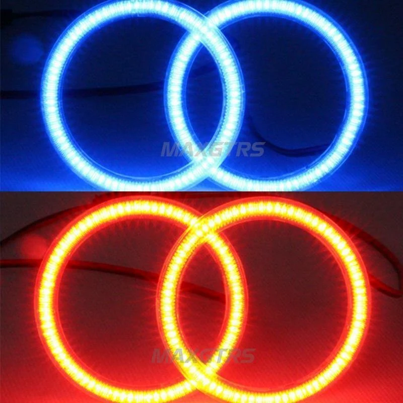 2x60 70 80 85 90 95mm COB Angel Eye LED Motorrad Auto Licht Halo Ringe Auto Scheinwerfer Nebel auto LED Beleuchtung DRL